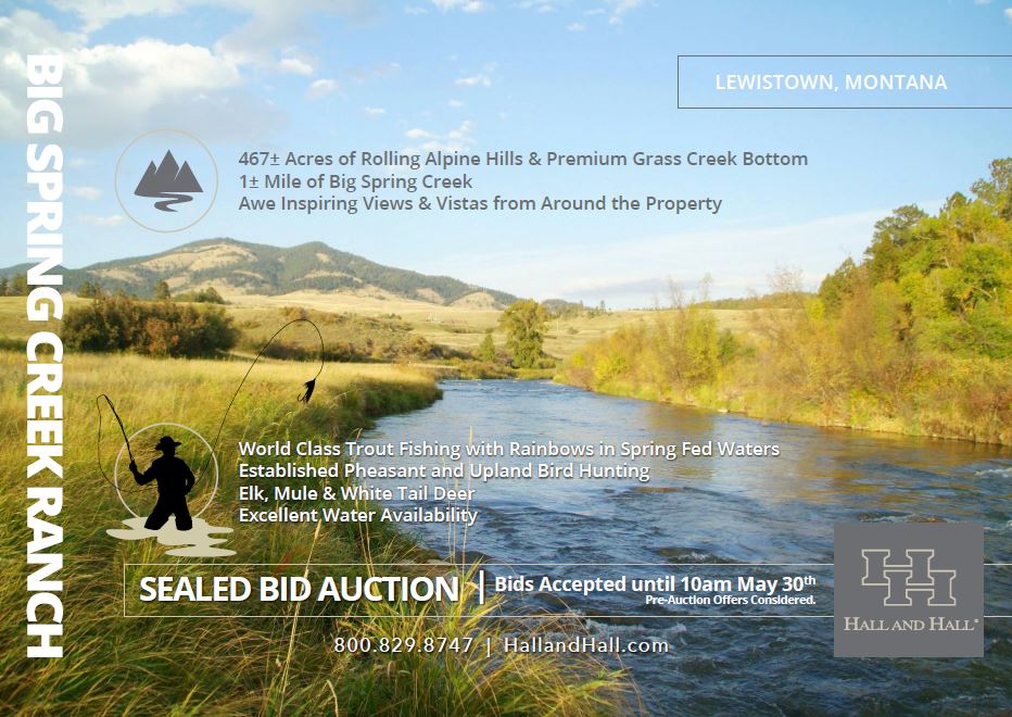Auction Big Spring Creek Ranch Montana Land Source